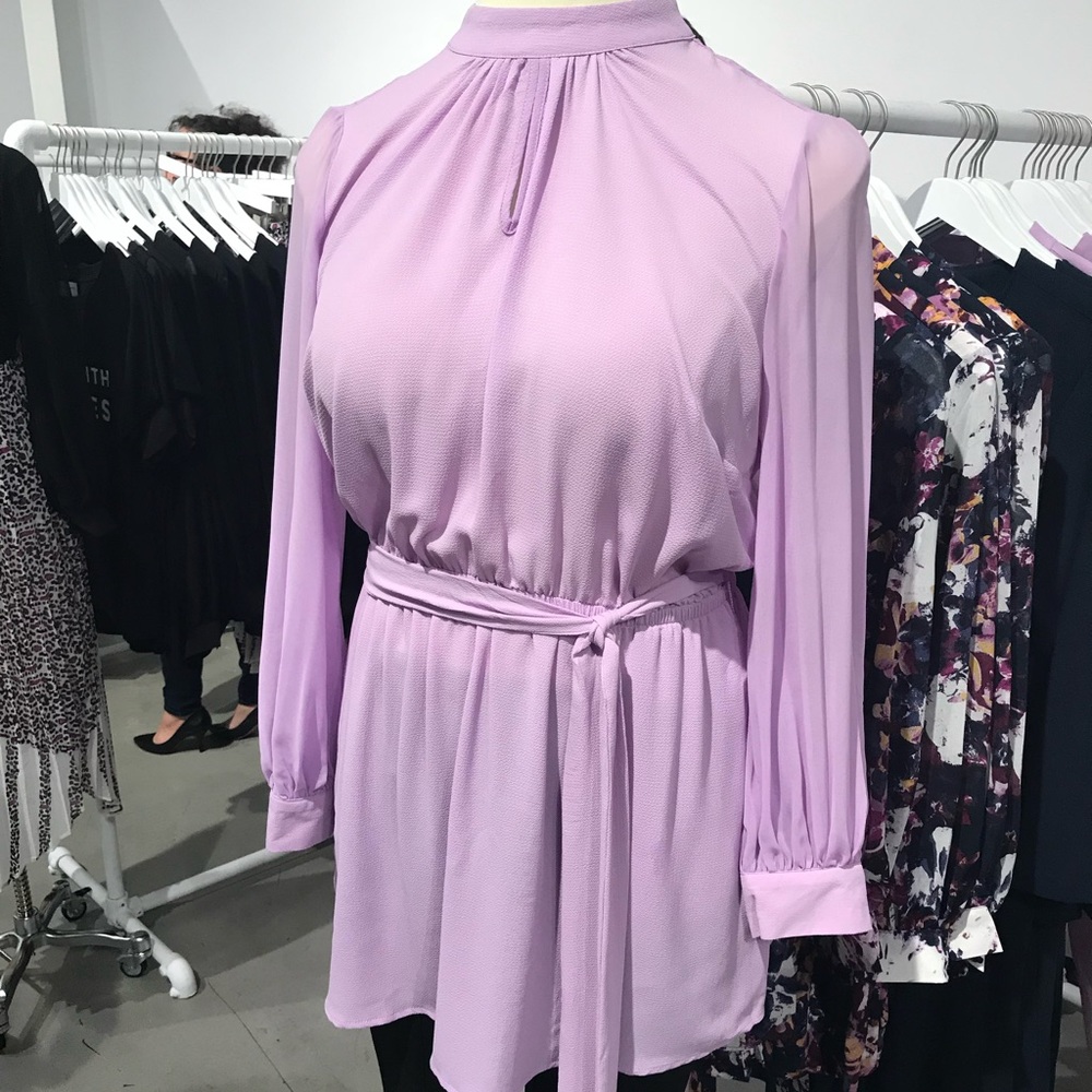 Girl w/ Curves x Lane Bryant Purple Tunic.